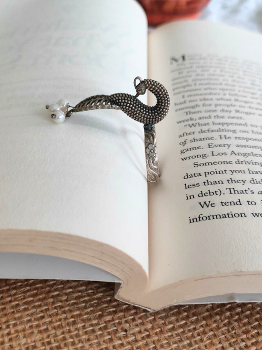 Buy Silver Lookalike Oxidised Peacock Ring - TheJewelbox