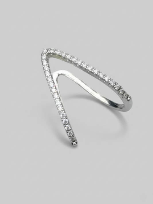 Buy Silver Adjustable Diamond Vanki Ring Online - AllThingsAboutWedding