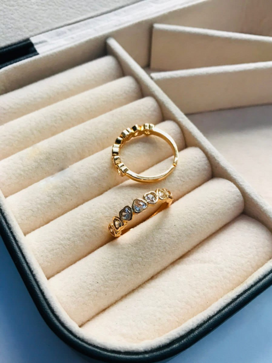 Buy Simple Heart Shaped Rose Gold Diamond Ring - TheJewelbox